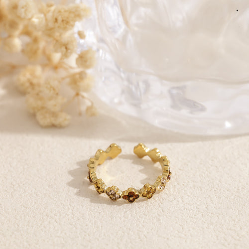 Bague Lyana – Marron