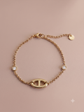 Bracelet Perle – Chaîne Maillon Zirconium