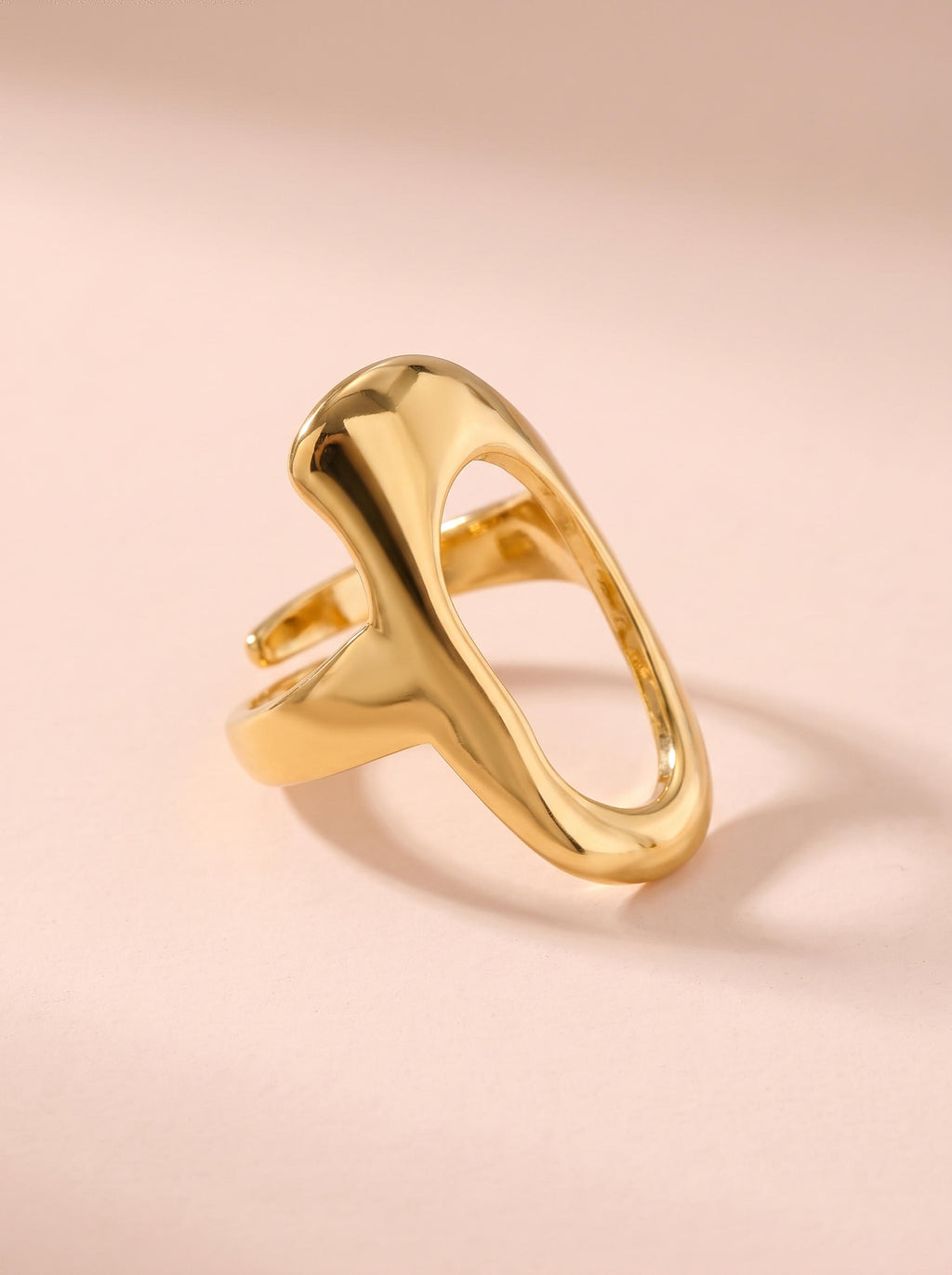 Bague Oriana – Grand Ovale Poli Miroir