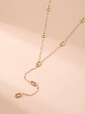 Collier Marina– Chaîne maille marine