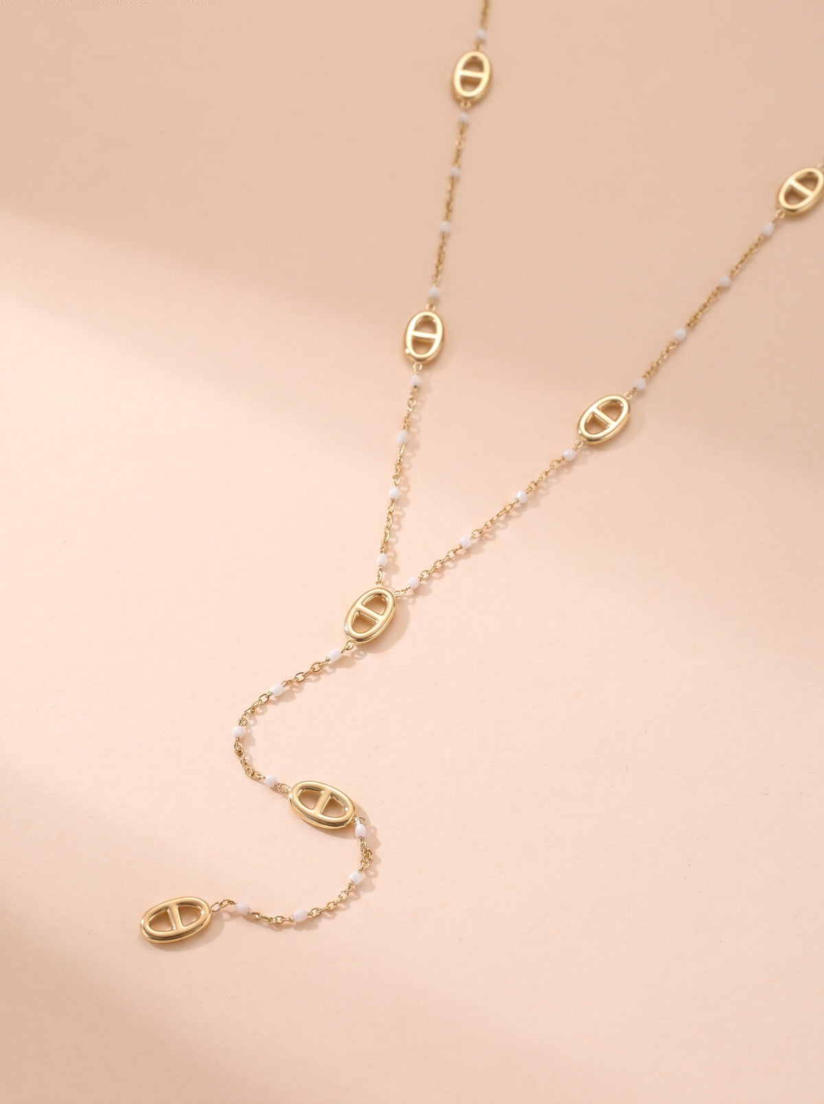 Collier Marina– Chaîne maille marine