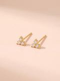 Puces Léora– Trio Mini Strass